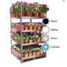 Buy cheap Danish Decorative Flower Cart Shelves Shipping Pallet Racks 40*48*72 Inch from wholesalers