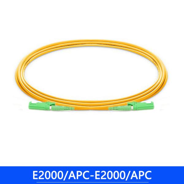 FTTH Singlemode Duplex E2000 APC- LC APC Fiber Optic Patch Cord 3.0mm Patch Cable LSH- LC Fiber Optical Jumper