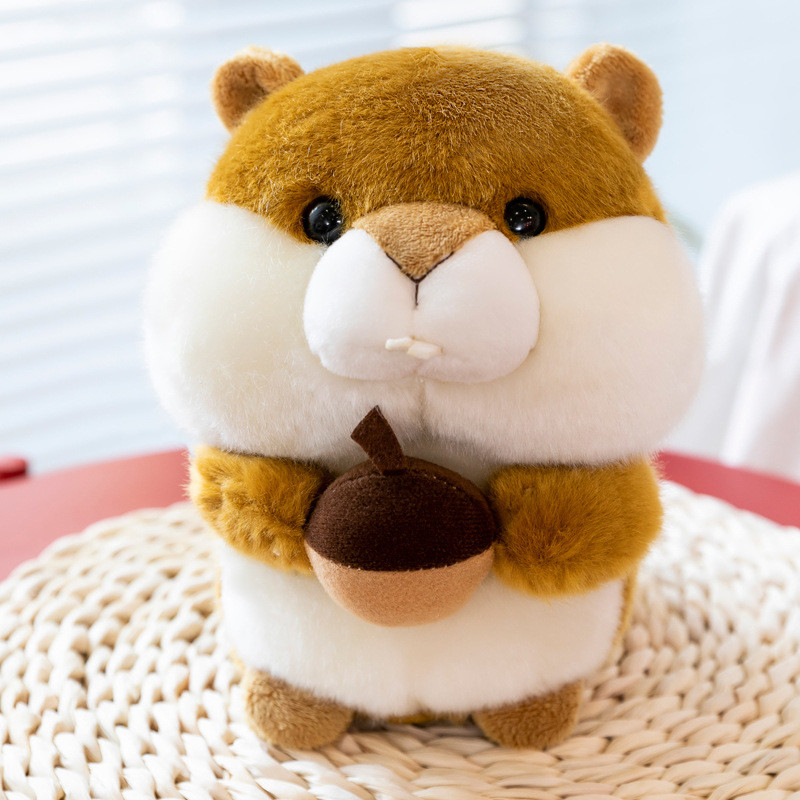 25cm Polypropylene Cotton Filling Hamster Stuffed Toys
