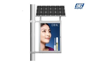 Wholesale Single Pole Solar Light Box Poster Advertising Staion Green Power 45W Solar Panel from china suppliers