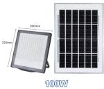 Led 100Watt 150W 200W Garden Solar Flood Light For Distric 6500K
