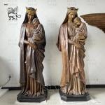 Life Size Virgin Mary Bronze Statue Sculpture Religious Statues Catholic