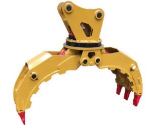 Excavator 360Rotating Hydraulic Type Log Grapple for 9Ton CAT310 Excavator High