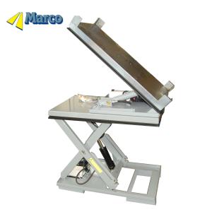 Wholesale Marco Customsized 40 Degree Tilt Pallet Hydraulic Scissor Lift Table Warehouse Crane from china suppliers