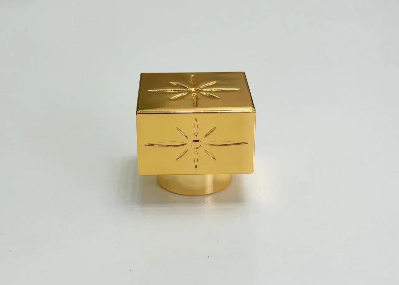 No Mould Fee Customized Zamak Perfume Caps For Standard Bottle Neck Sizes