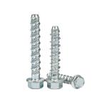 Threaded Lead Anchor Masonry Screws Coarse 7.5mm Diameter for Secure Hex Head