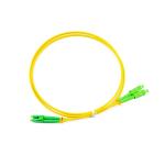 FTTx LSZH PVC Jacket Simplex LC APC Single Mode Fiber Patch Cord