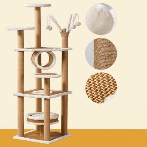 Wholesale Column Cat Tower Scratcher Sisal Scratching Posts For Large Cats from china suppliers