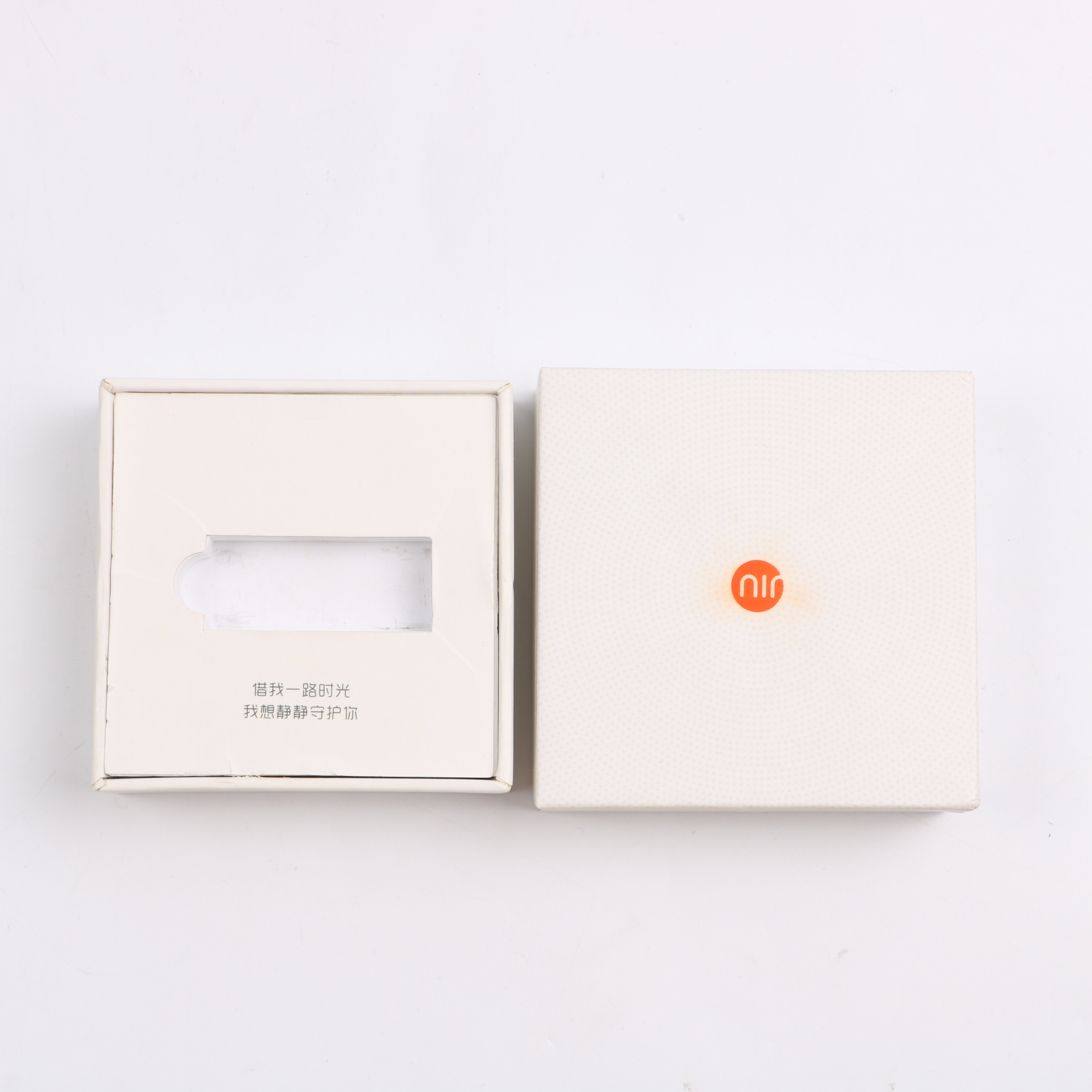 Minimal U Disk Rigid Box Art Paper Packaging Box For Smart Device Electronics