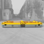 Steel Box Structure Electric Platform Cart Trackless For Material Transfer
