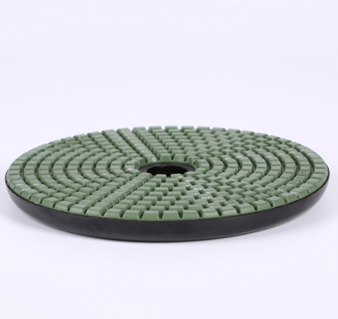 Grit 100# Wet / Dry Diamond Polishing Pads For Granite Floor