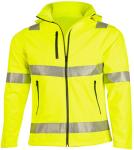 Heavy Duty Mens Reflective Jacket , Customized Color Hi Vis Softshell Jacket