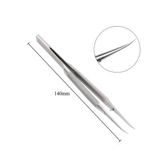 Wholesale Precision titanium alloy fly line fingerprint tweezers for phone cooper wire repair clip jumper line 0.02mm from china suppliers