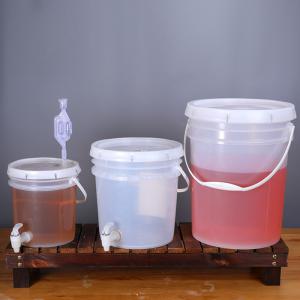 Wholesale Eco-Friendly 5L Capacity Brewery Equipment Wine Barrels Plastic Enzyme Bucket Beer Keg With Tap from china suppliers