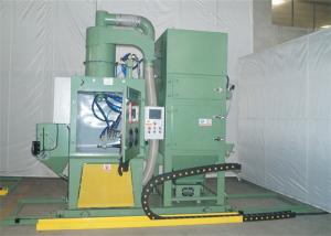 Wholesale Oil Pipe Pin Thread Automatic Blasting Machine , Movable Blast Cleaning Equipment from china suppliers