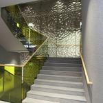 Anodized Silver Stainless Steel Ceiling Panel Moisture Proof Water Ripple Sheet
