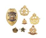 Custom 3D Army Emblem Insignia Military Cap Metal Badge Pin Badge