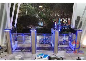 Wholesale 3 / More Lane Time Attendance Automatic Ticket Barrier Fingerprint Reader For Metro from china suppliers