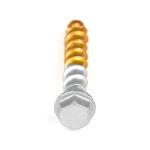 Metope Fastening Steel Bimetal Concrete Anchor Bolt Screw 3/8x4" for Concrete