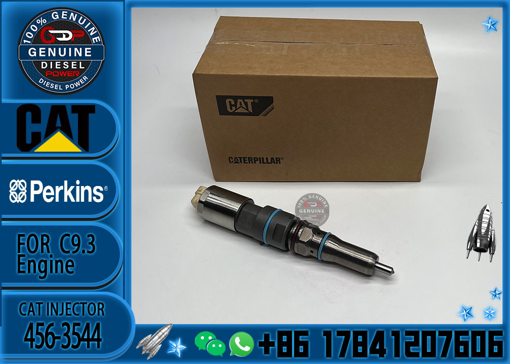 Diesel Fuel Common Rail Injector For456-3493 4563493 456-3544 20R-5079 for C9.3 Cat Excavator 336E 336F C7 Diesel Engine