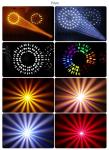 500w Rainbow Sharpy Moving Head Stage Light 3in1 for Night Club and Wedding