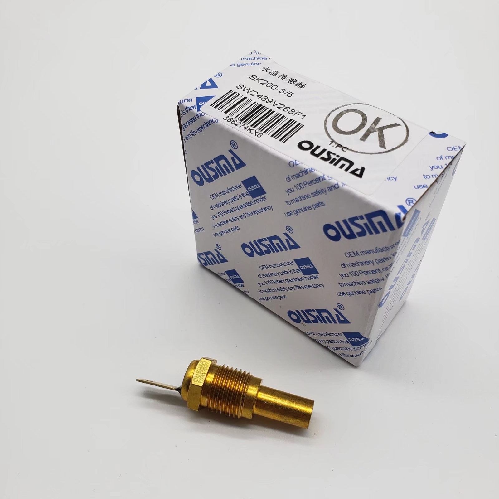 OUSIMA SW2489V268F1 Water Temperature Sensor For Sk200-3 Sk200-5