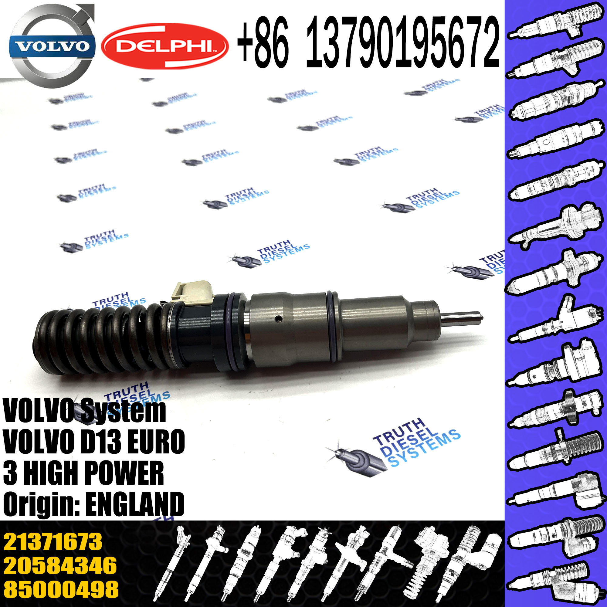 21371672 VOL Diesel Fuel Injector BEBE4D24001 21340611 21371672 3801618 21371673 21860395 21244717