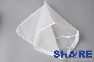 China Nut Almond Milk Reusable Mesh Filter Bags Nylon Mesh Cloth Strainer on sale