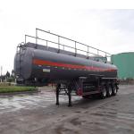 24V 7 ways electric system fuel tanker trailer for 20-60 cubic meter heating