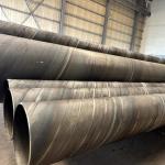 Spiral weld pipe