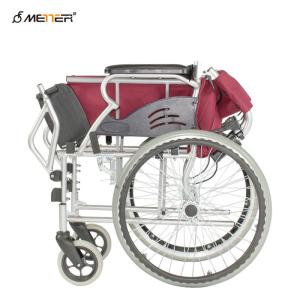 Wholesale Folding Aluminum Elderly CE Lightweight Manual Wheelchair from china suppliers