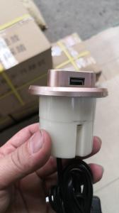Wholesale Multi - Color USB Pop - Up Mobile Phone Charger Hidden Sofa Desktop Coffee Table Fast Charging Device from china suppliers
