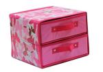 Eco-friendly Foldable Double Drawer Storage Boxes odm-v10