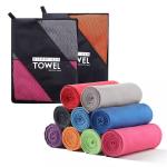 Quick Dry 2 Packging Custom Logo Outdoor Microfiber Sports Towel For Gym
