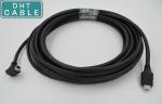 Right Angle 90 Degree IEEE 1394 Firewire Cable , Industrial Camera IEEE 1394B