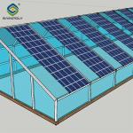 Glass Polycarbonate Cover Photovoltaic Greenhouse Include Automated Sytems
