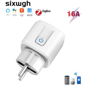 Wholesale SIXWGH Zigbee Smart Socket EU Wifi Smart Plug Socket from china suppliers