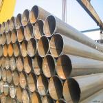ASTM A53 Carbon Seamed Steel Pipe DN600 Tube Black Painting