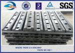 GB Standard Rail Fishplate , 38kg 43kg Rail Railway Joint Bar With 6 Holes TB/T