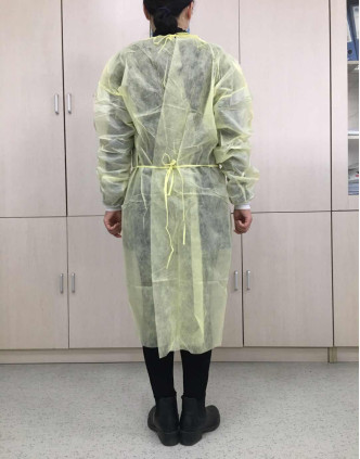 Wholesale Hospital Medical PP Non-woven Blue Cheap Disposable Isolation Surgical Gown