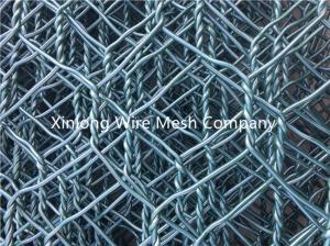 Wholesale 80×100 Mm Gabion Wall Baskets , Gabion Stone Basket For Dike Construction from china suppliers