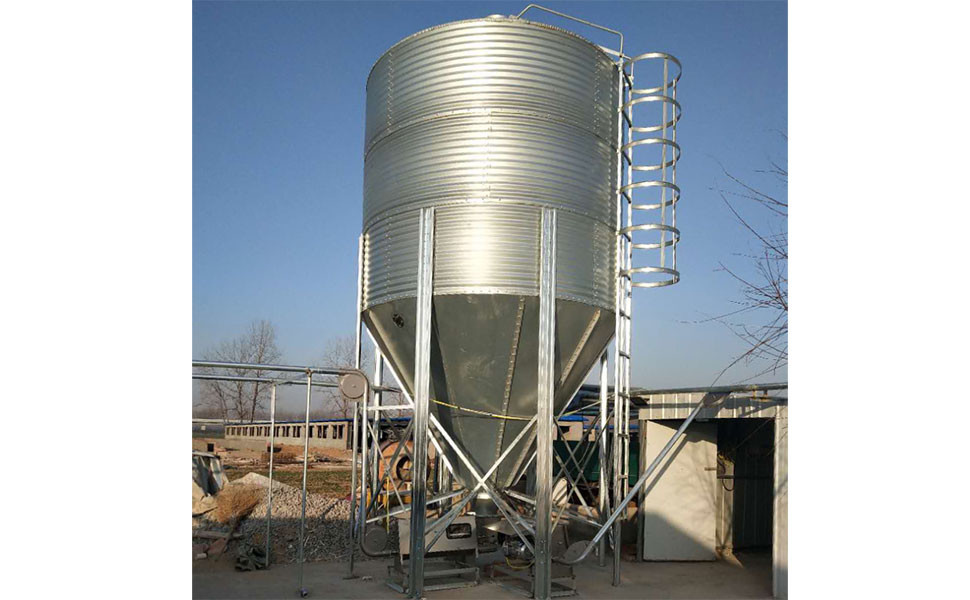 275g Galvanize Steel Feed Hopper Silo 7t 14t 22t