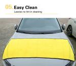 160*60cm 30*30cm Auto Drying Towels Microfiber Cloth For Car Wash