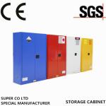 Tall Hazardous Corrosive Chemical Storage Cabinet Free Standing , Vertical Type