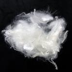 Siliconized Bio - Based Materials Raw White 100% PLA Fiber 6D×64mm For Filling