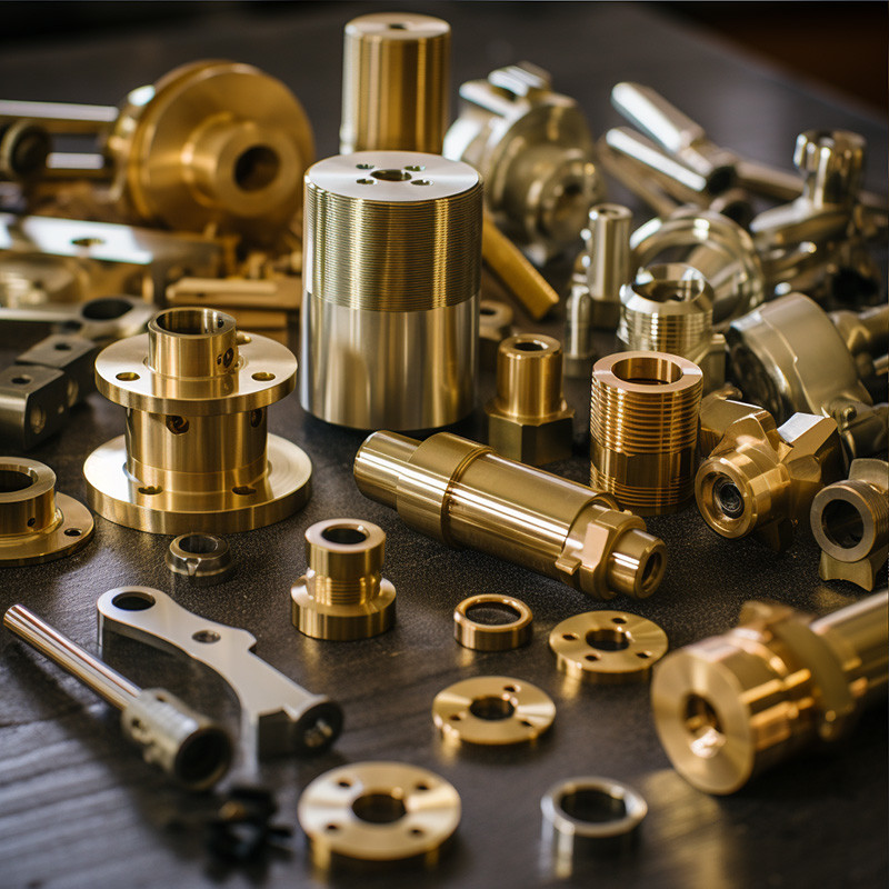 Customized CNC Brass Parts CNC Machining Milling Turning Processing
