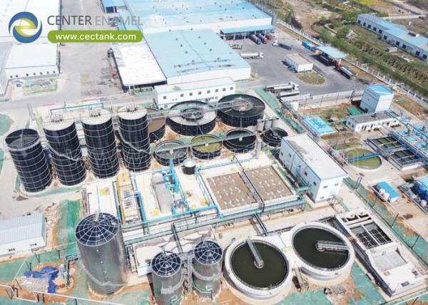 Glass Fused To Steel Industrial Water Tanks for Coca-Cola Wastewater Treatment