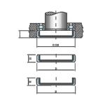 Mechanical NBR EC TYPE Oil Seal High Temperature Resistant Sealing Parts
