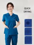 Customized Logo Woven Fabric Doctor Uniforms for Hospital Staff in High Fashion
