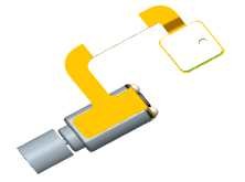 Surface Mount Vibration Motor , Smd Smt Phone Low Current 2.7v Dc Vibration Motor